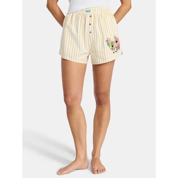 SpongeBob SquarePants Women's Boxer Shorts, Size XXS-XXL