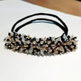 thumbnail image 1 of Fiudx Horquilla de Cristal, Elegante Recorte de Goma Elástica, Elegante Accesorio de Alambre Metálico, Pieza Decorativa de Cristal Ligera, para Uso Diario En Fiestas, Moda para Mujeres y Niñas, 33 Cm, 1 of 2