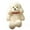 White, variant on EUBUY Teddy Dog Doll Plush Toy Simulation Dog Toy Children Kids Curly Haired Dog Toy Cute Animal Pet Teddy Dog Birthday Dark Brown 12.6"