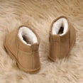 thumbnail image 4 of Ankle Boots for Women Genuine Suede Short Winter Snow Boot with Cozy Memory Foam, 4 of 7