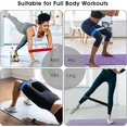 thumbnail image 4 of bande De Rsistance, 6 Bandes D'exercice De Fitness De Rsistance (15/20/30 Livres), 3 Niveaux De Rsistance De Force, Bande De Rsistance Extensible, 4 of 5