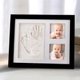 thumbnail image 1 of Baby Hand Foot Print Clay Cast Kit Picture Frame Christening/Baby Shower Gift, 1 of 4