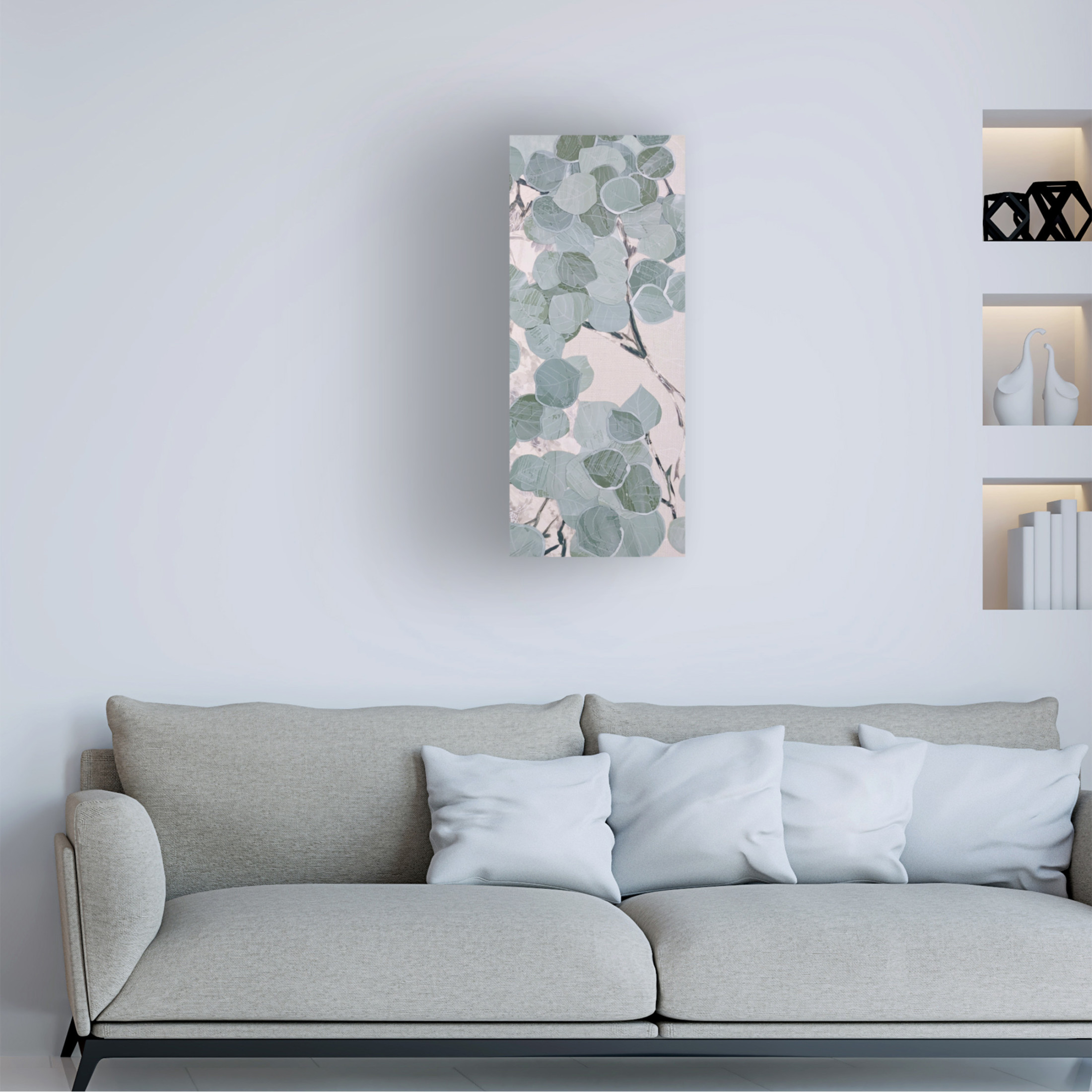 Trademark Fine Art Coco Good Eucalyptus Vert I Canvas Wall Art