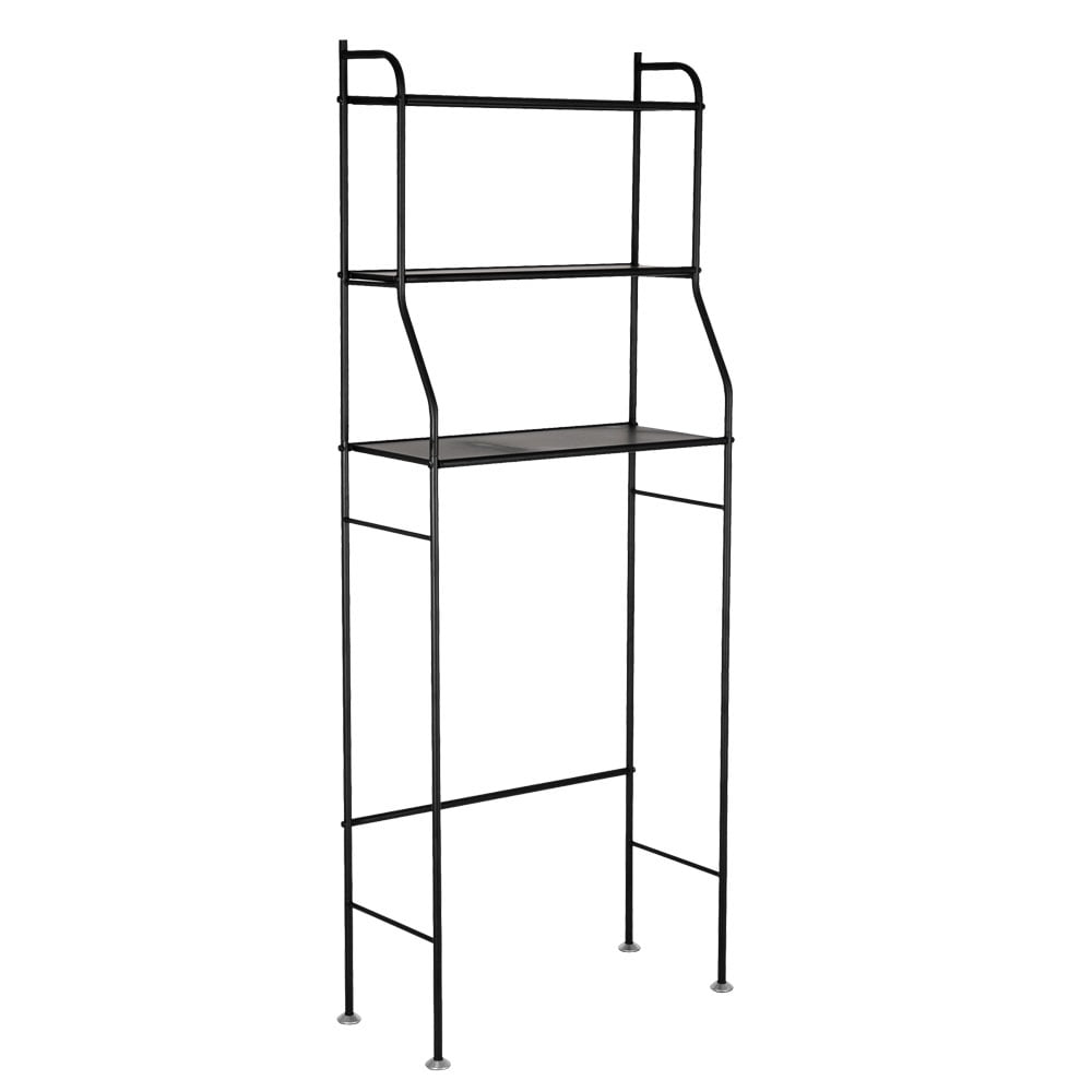 Kepooman 3-Tier Bathroom Organizer Over Toilet, Bathroom Racks and Shelves Storage Rack, Space Saver Rack Over the Toilet Rack, Bathroom Corner Stand Storage Organizer, Black Kepooman 3-Tier Bathroom Organizer Over Toilet, Bathroom Racks and Shelves Storage Rack, Space Saver Rack Over the Toilet Rack, Bathroom Corner Stand Storage Organizer, Black