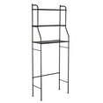 thumbnail image 2 of Veryke Bathroom Organizer Over Toilet, 3-Tier Bathroom Racks and Shelves Storage Rack, Space Saver Rack Over the Toilet Rack, Bathroom Corner Stand Storage Organizer, Black, 2 of 8
