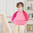 thumbnail image 5 of 2/4Pack Kids Painting Apron, Waterproof Art Smocks For Child 3-8 Years, Kids Smocks for Painting Aprons with Long Sleeve, 5 of 7