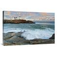 thumbnail image 1 of Global Gallery's 'Nubble Sunset' By Katherine Gendreau Stretched Canvas Wall Art, 1 of 4