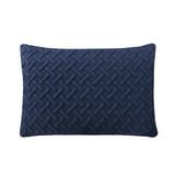 Chic Home Sabina 3-Piece Reversible Geometric Comforter Set, King, Navy ...