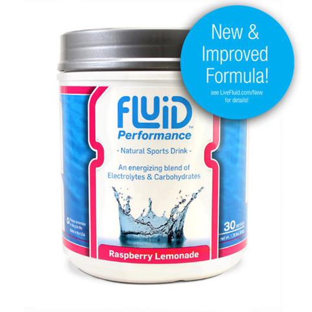 Fluid Performance Natural Sports Drink - Raspberry