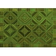 thumbnail image 1 of Ahgly Company Machine Washable Indoor Rectangle Southwestern Green Country Area Rugs, 7' x 9', 1 of 1