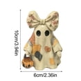 thumbnail image 2 of Lighted Vintage Patchwork Ghost, Light Up Ghost with Pumpkin Lantern Halloween Decor, 2027 Vintage Halloween Patchwork Ghosts Lamp, Rustic Fall Figurine Decoration for Mantel Shelf Entryway Porch, 2 of 8