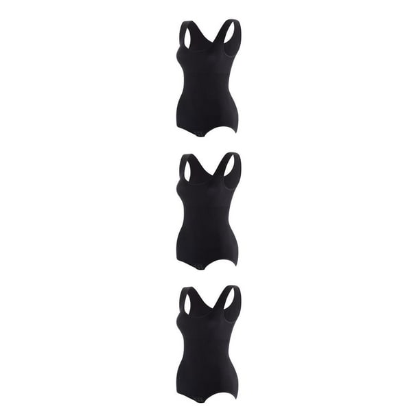 Minnieouse Body de nailon para mujer, mono Sexy de espalda baja, camisola moldeadora de embarazo, Pelele adelgazante, accesorios de ropa 3XL/4XL 3XL/4XL 3piezas Minnieouse CBP225672