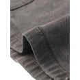 thumbnail image 7 of DARING DIVA Women's Denim Split Back Pockets Midi Jean Skirts L Grey, 7 of 7