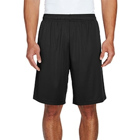Short de Performance pour Hommes - Noir - 3TG