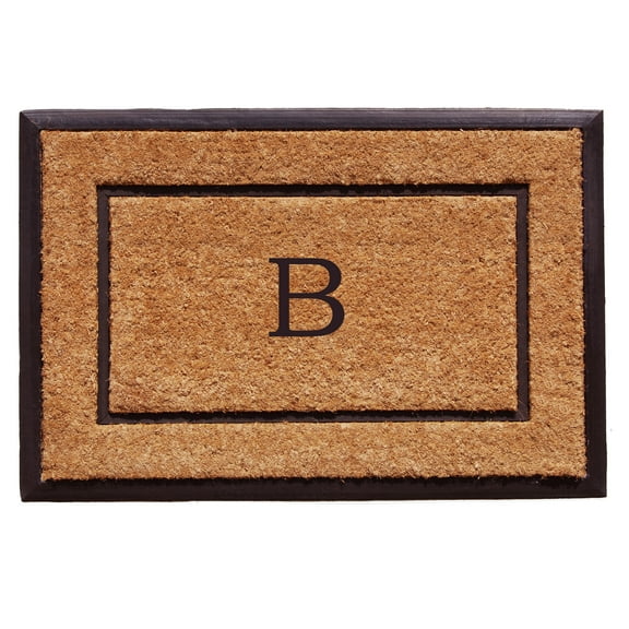 Calloway Mills The General Monogram Doormat, 18" x 30", Letter B