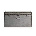 thumbnail image 1 of Zentique PC025 Iron Box- Rustic Zinc - 38 x 21 x 18 in., 1 of 1