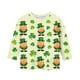 thumbnail image 5 of Blusas y camisas de manga larga con cuello redondo, informales, con estampado del Día de San Patricio, de manga tres cuartos y cuello redondo, para niños de talla mediana y grande., 5 of 6