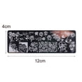 thumbnail image 5 of Jiaroswwei Nail Stamping Plate Various Patterns Clear Engraved Rust-Proof Polish Printing Flowers Nail Art Stamp for Girl, 5 of 8