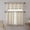 Beige, variant on Kate Aurora 3 Piece Rod Pocket Orly Jacquard Floral Kitchen Curtain Tier & Valance Set - Assorted Colors