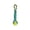 Yellow, variant on Boss Pet Products US2048-19 Paracord Rope Twisted Tug with Tennis Blue