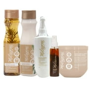 Milagros Combo Herbal Shampoo Herbal Acondicionador herbal Tonico Herbal Desenredante Termoprotector herbal y Mascarilla capilar Herbal (5 Pack)