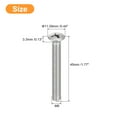 thumbnail image 2 of Unique Bargains Vis de Machine à Tête Ovale M6x45mm, Lot de 25, Vis à Tête Fraisée Légèrement Relevée en Acier Inoxydable 304, 2 of 5