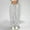 Gray, variant on Women's Sweatpants Petiet with Pockets and Drawstring Under $10 Medium Solid Color Baggy Wide-Leg Casual Comfort Loose Pants