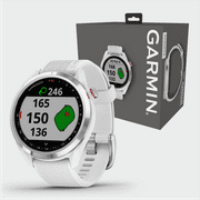 Garmin Approach S42 Stainless Steel with White