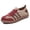 G-YX33 Red, variant on Women's Retro German Training Sneakers - Low-Top Round Toe Slip- Shoes with Soft Sole Cushioning Suitable for Casual, Athletic & Casual Attire, - Versatile Mom Sneakers (Hand Washable), Women Shoes