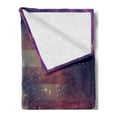 thumbnail image 2 of American Flag Soft Flannel Fleece Blanket, Exposure Usa National Outer Space Night Cloudy Free Universe Cosmos Display, Cozy Plush for Indoor and Outdoor Use, 70" x 90", Multicolor, by Ambesonne, 2 of 5
