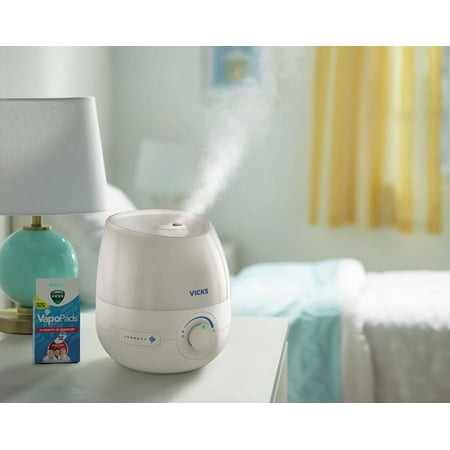 Vicks Top Fill 0.5 gallon Ultrasonic Cool Mist Humidifier - White
