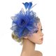 thumbnail image 1 of coiffe Pois Avec Plumes Et Perles (bleu Marine), Ruban De Filet Floral Serre-tte En Plumes Pinces Fourchues Coiffe Pour Cocktail Th Coiffe Pour F, 1 of 5