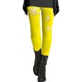 thumbnail image 5 of JJHGVB Snowflake Graphic Tights Pants Legging Tights Women's Printed Yoga Leggings - High Waisted, Workout, Gym,sports, Soft Leggings for Women Z1 Yellow XL, 5 of 6