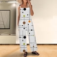 thumbnail image 2 of Birdeem Women Ladies Printed Summer Sleeveless Backless Loose Long Playsuits Rompers Jumpsuit, 2 of 6