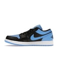 thumbnail image 2 of Jordan Men's 1 Low Black University Blue Basketball Shoes, from StockX, 2 of 5