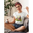 thumbnail image 2 of Gnome Neighbors Iii. T-Shirt Women -Grace Popp Designs, Female 3X-Large, 2 of 4