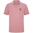 thumbnail image 2 of Men's Levelwear Light Pink San Diego Padres Trail Bridal Rose Polo, 2 of 3
