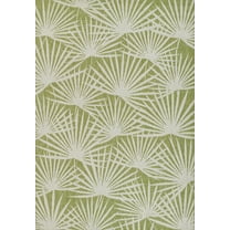 Novogratz by Momeni Villa Sorrento Green Indoor Outdoor Rug 6'7" X 9'6"