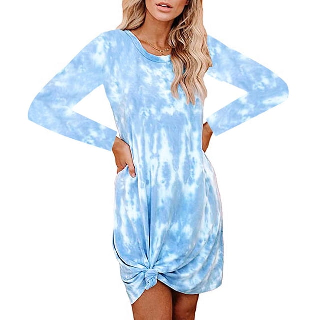 Ichuanyi liquidación moda corbata para mujer- sangeweweweweweweweweward vestido casual suelto cómoda ICHUANYI WER2023082210599