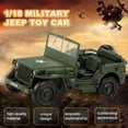 thumbnail image 1 of 685006 1/18 Jeep Toy Car Tactics Car Model Decoration and Gift for Children, 1 of 7