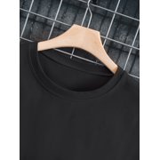 Men's Casual Crew Neck T-Shirt with Sons of Anarchy 3D Graphic Print – Black Polyester Summer Tee, Machine Washable, Perfect Gift for Men, Everyday Tshirt | Themed Apparel | Stretchy Material