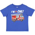 thumbnail image 3 of Inktastic I'm 1 Fire Truck 1st Birthday Boys or Girls Baby T-Shirt, 3 of 5