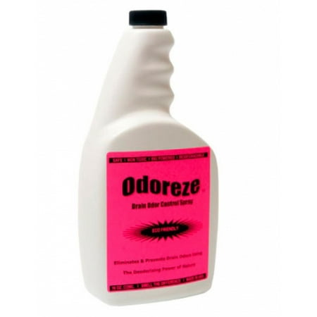 ODOREZE Natural Drain Odor Eliminator: Makes 64 Gallons to Clean Drain Stench