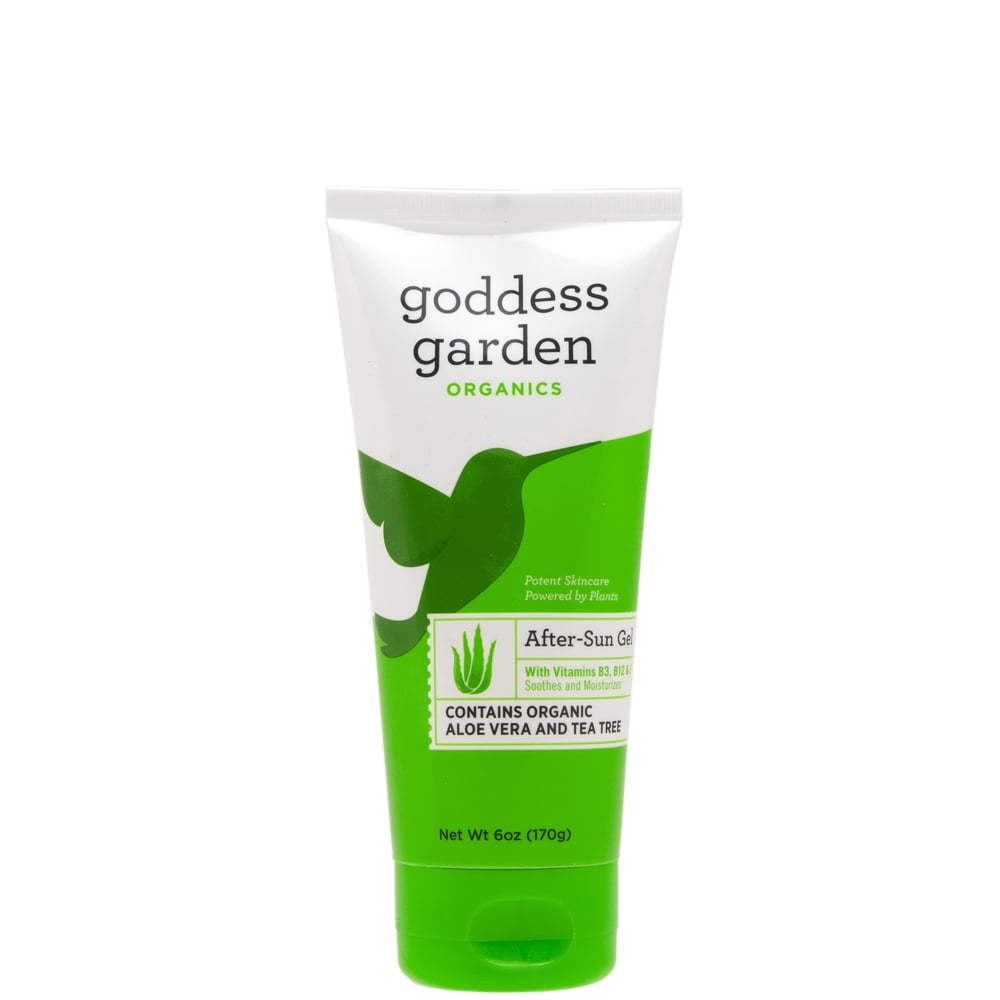 Goddess Garden AfterSun Gel with Aloe Vera, 6 Oz
