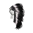 thumbnail image 3 of Tocado americano, accesorio para cabeza para juegos de rol de Halloween para adultos, 3 of 8