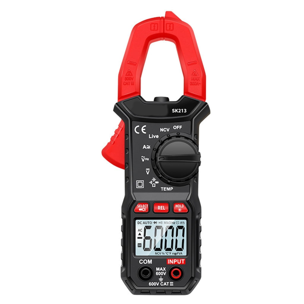 JZROCKER Advanced SK213 Clamp Multimeter Digital Clamp Meter for Electrical Enthusiasts and Technicians Not Including Battery