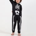 thumbnail image 3 of Pyjamas Famille Squelette, Pyjamas Famille Halloween Squelette une Pièce Pyjamas Famille Caractéristiques de Pointe, 3 of 8