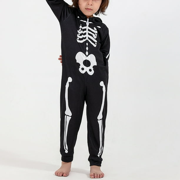 Pijamas de esqueletos para niños sale