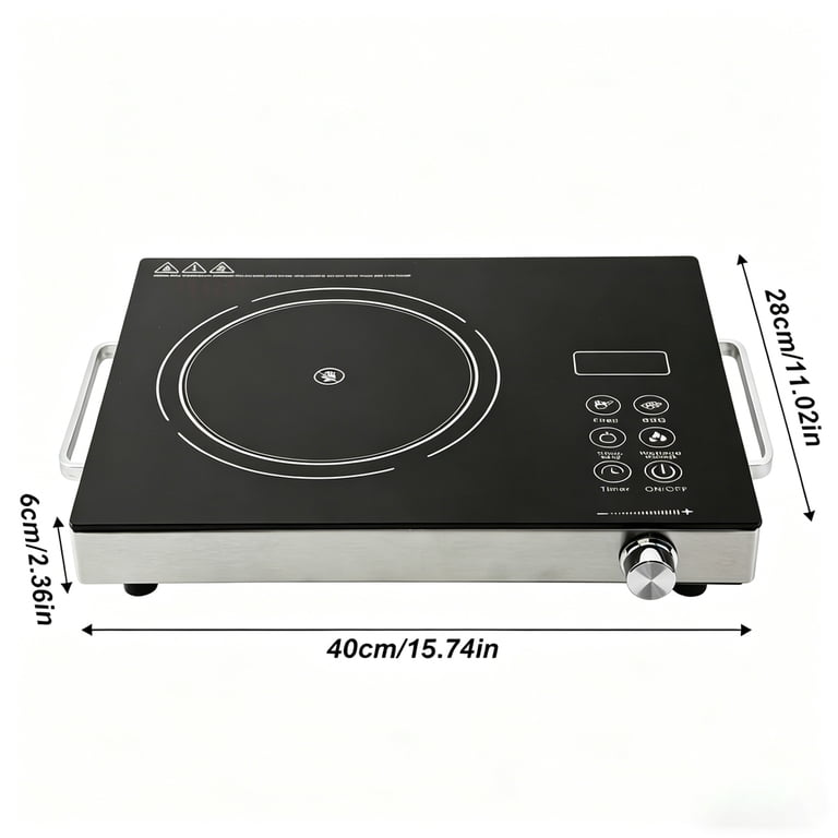 Hinzonek 3500W Electric Ceramic Burner, Portable photo 6
