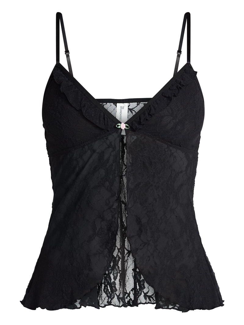 No Boundaries Lace Flyaway Cami Top, Women's XS-XXXL - Walmart.com